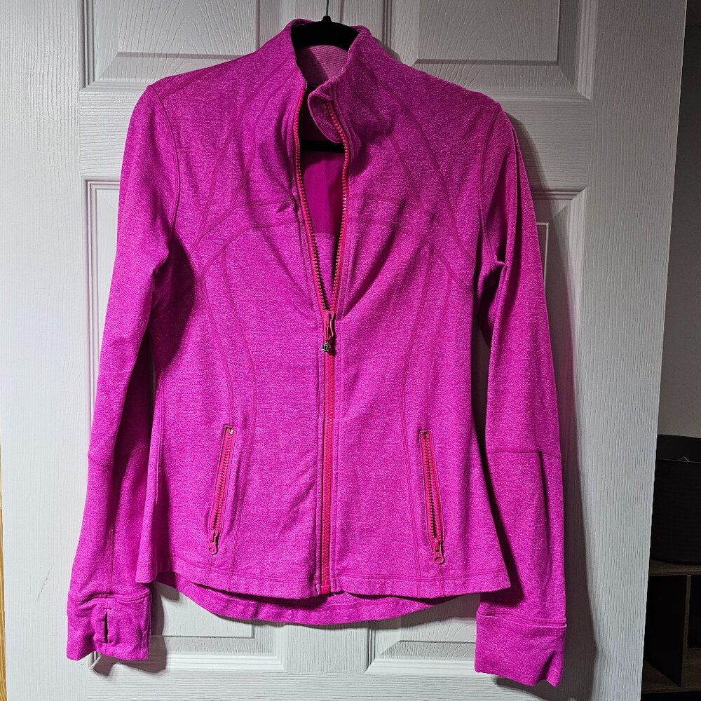 Lululemon Define Jacket - Hot Pink - Size 10